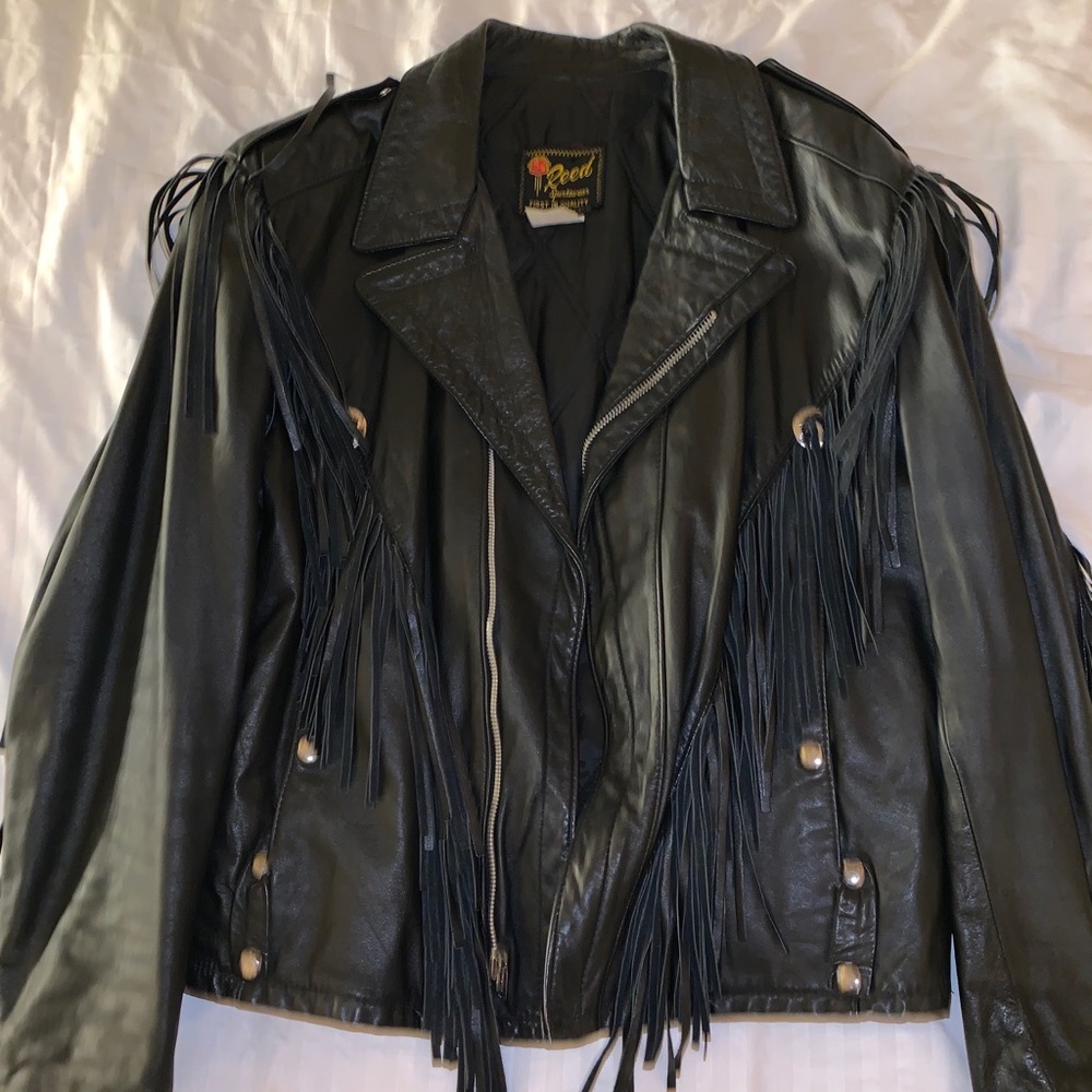 Vintage Fringe motorcycle jacket
